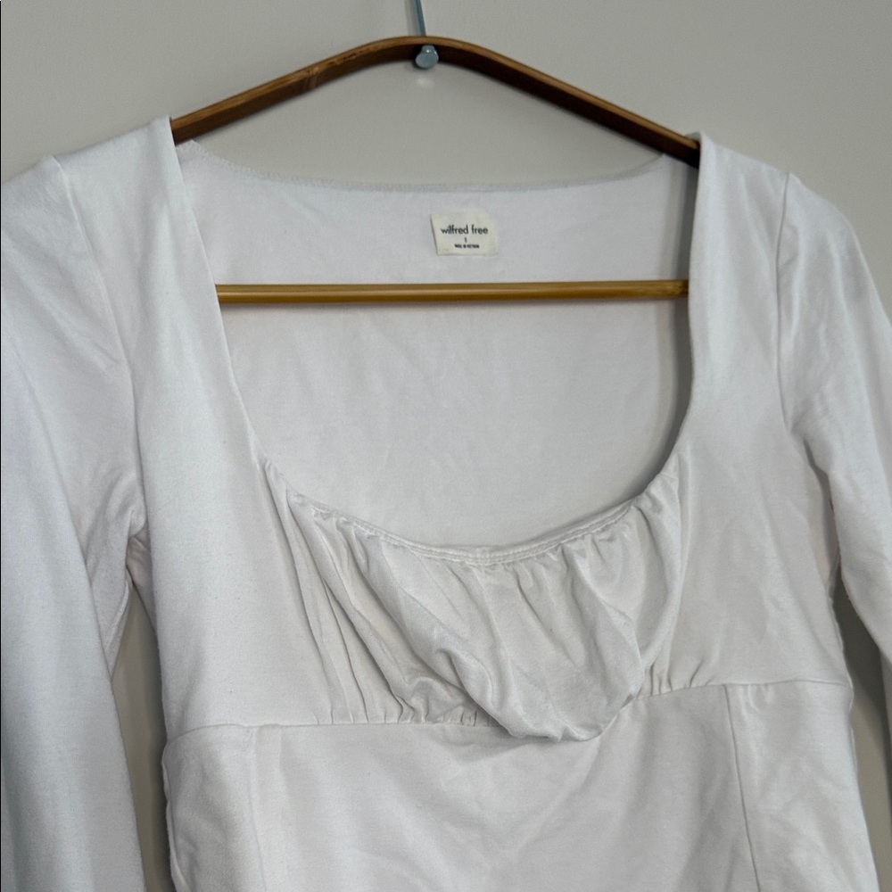 Wilfred Elegant White Long Sleeve Tee Orbit Long Sleeve - Picture 5 of 5